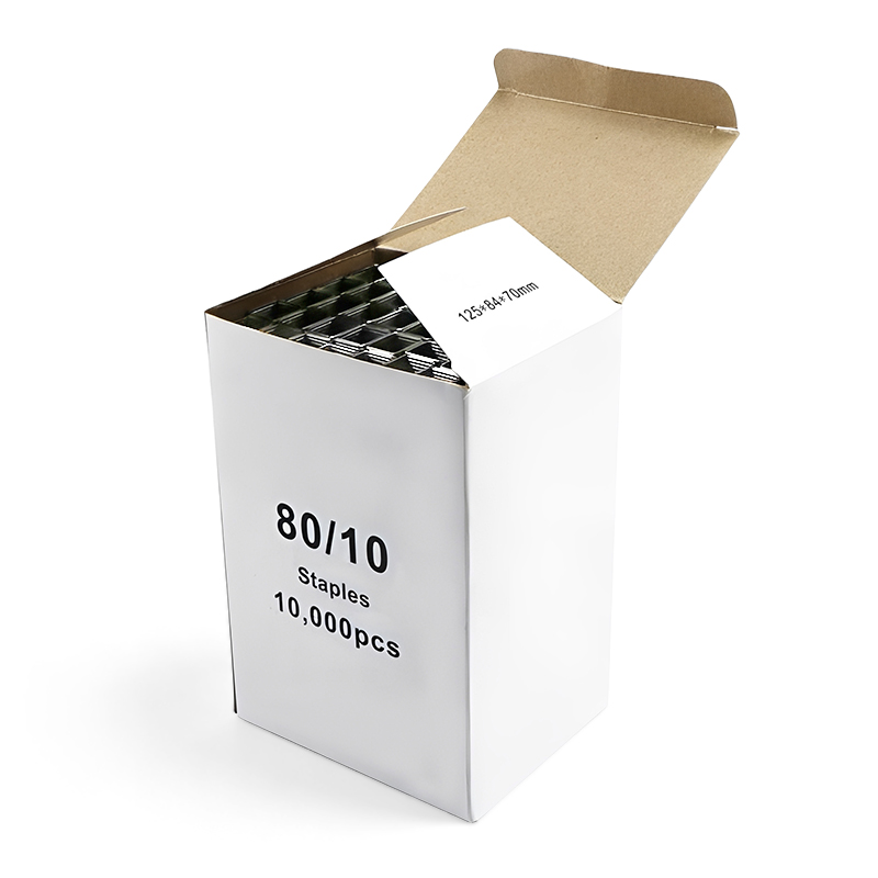 80 Series Galvanized Iron Pneumatic Staples Rustproof U-Type 8010 Staples for Sofa Furniture and Industrial Packaging Boxes
