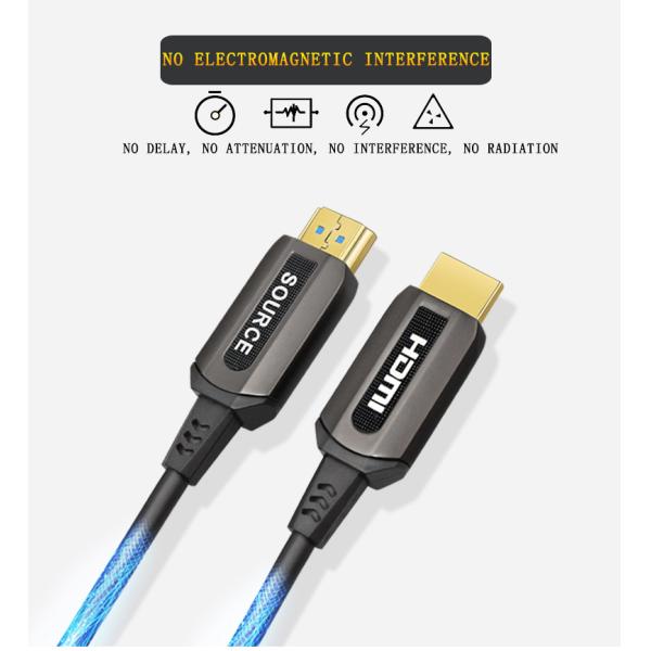 HDR 3D 4K HDMI Cable 100M Ethernet Drive Silicon Line Chip