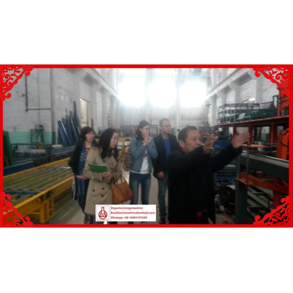 3Kw Power Roofing Sheet Forming Machine , Concrete Structure Building Wall Panel Equipment