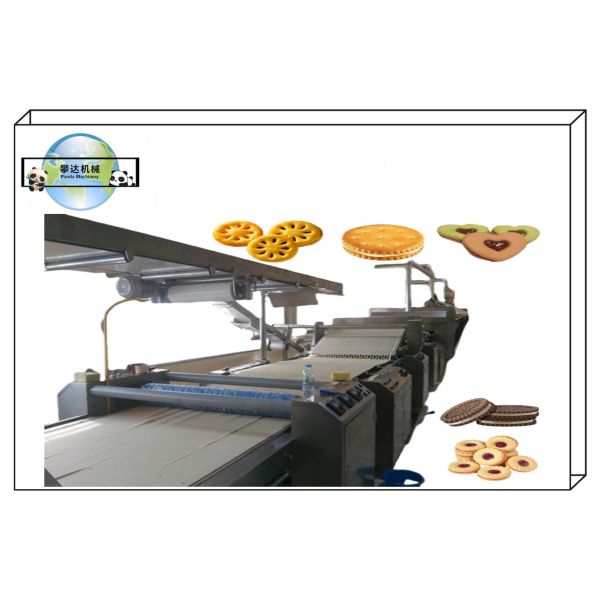 PD1200 Hard And Soft Biscuit Processing Line Plant Machinery,Hard And Soft Biscuit Makin Line Equipment Machine 1250KG/H