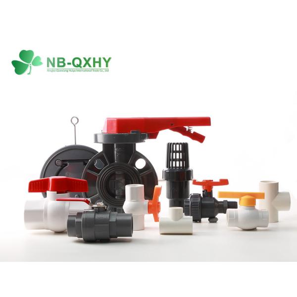 Economic Plastic PVC Gear Butterfly Valve Customized Request and Structure Butterfly