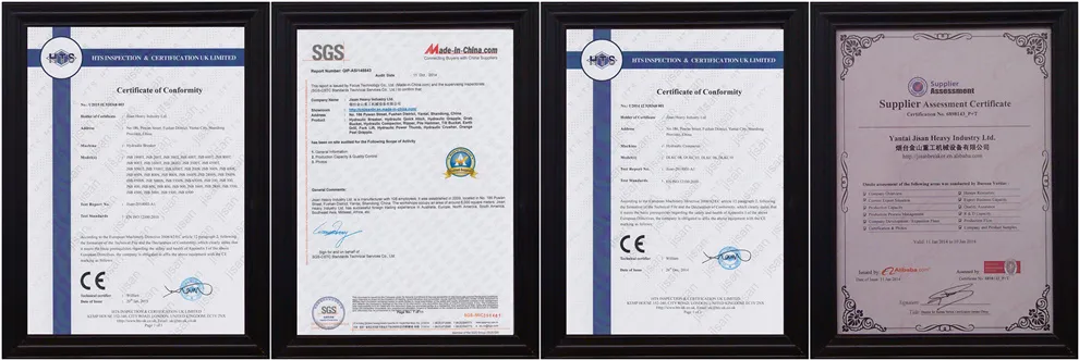 CE Certification Box Silent Type Excavator Rock Breaker for 20tons
