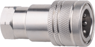 Ball Lock ISO 7241 A Quick Couplings , Stainless Steel Quick Coupling