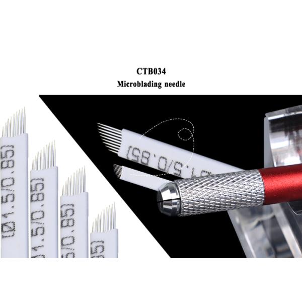 EO Gas Sterilized Blade Microblading Needles With Lot. No. And Expiry Date