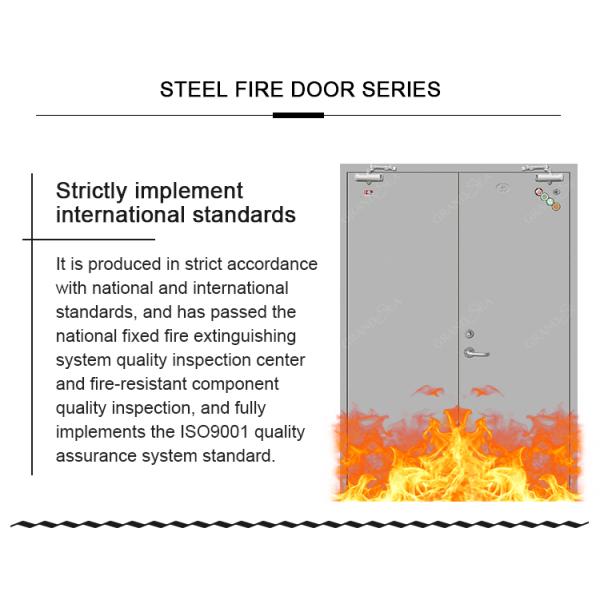 Modern Designed Stainless Steel Door Finished Surface Side Opening for Industrial Workshop Application Factory Supply From China