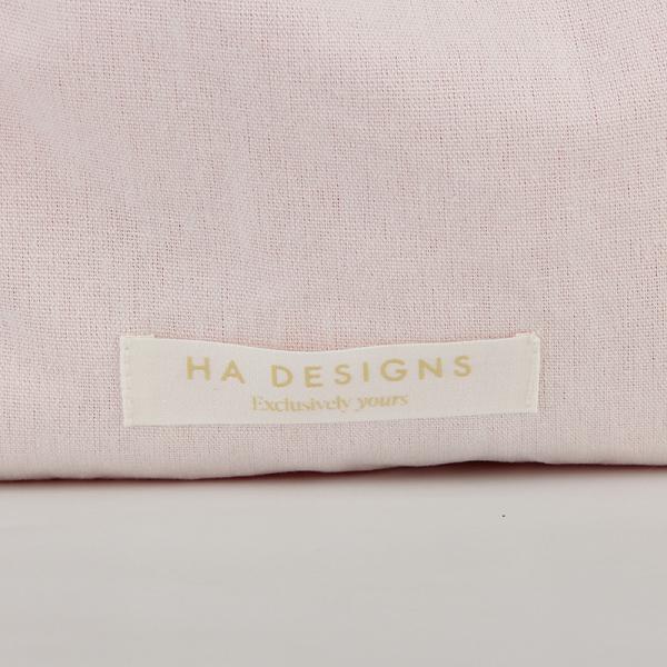Custom Design Drawstring Cosmetic Packaging Bag pouch With Fabric Label