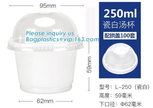 6" Plastic Clear Round Food Serving Bowl,Wholesale Cheap Eco-friendly Food Grade PP Reusable Plastic Bowl bagease pac