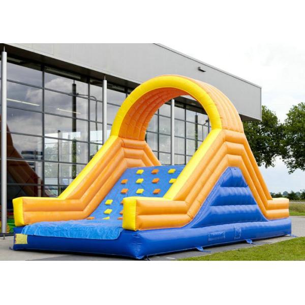 Attractive Inflatable Water Climbing Wall , Amusement Park Iceberg Floating Climbing Wall