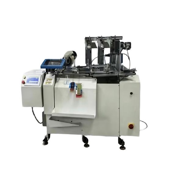 Automatic Three-Tag Stringing Machine / Automatic Tag Threading Machine Designed