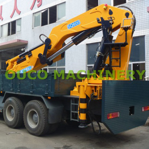 Quality High Efficiency CE 50t Knuckle Telescoping Boom Crane for sale