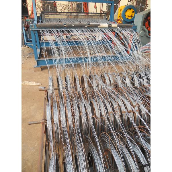 1-30m Length Flat Top Crimped Wire Mesh Machine With Low Noise