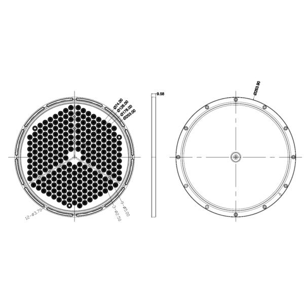 90 Degree 200W Led High Bay Light Component SMD3030 With Led Lens