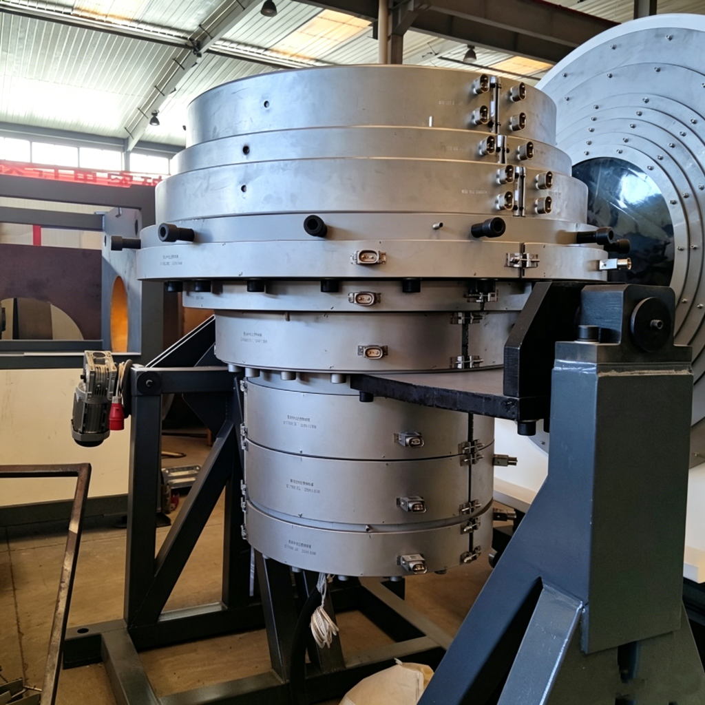 High Output HDPE Jacket Pipe Extrusion Line for District Heating Pre-Insulated Pipe
