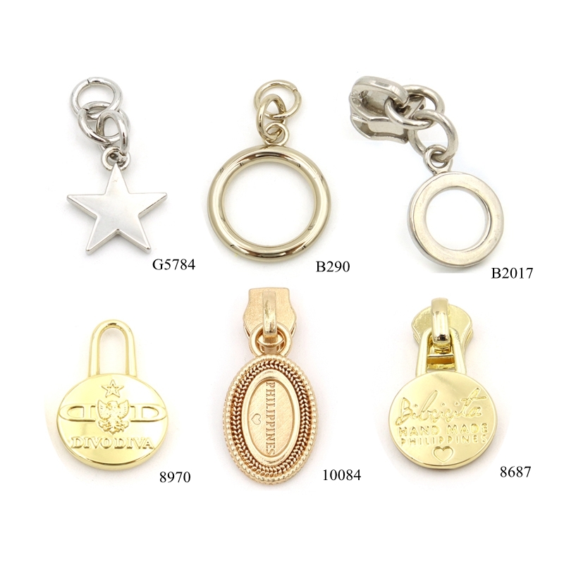 Luxury Zip Pull Charm Corrosion Resistant Zipper Pull Tab For Garment Handbag Accessories