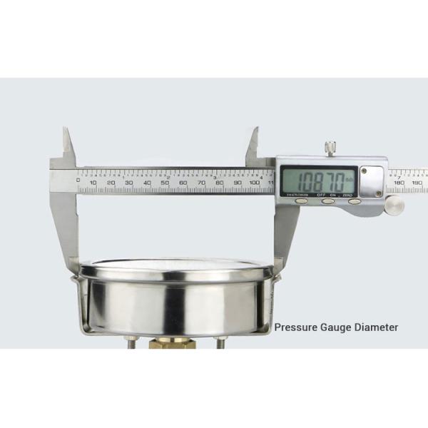High Precision 16 Range Diaphragm Pointer Manometer for Liquid Air Pressure Measure