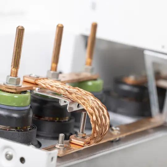 Copper Braid Flexible Grounding Strap For Battery And Power Systems