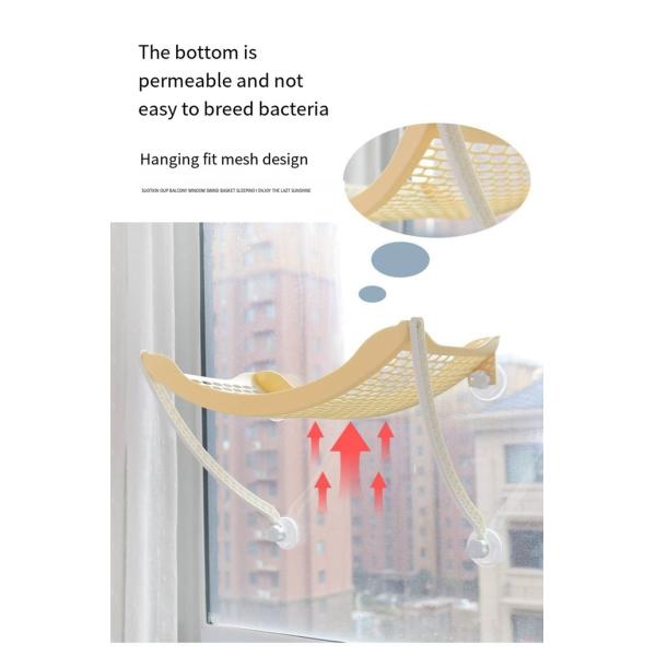 Cat Hammock Hanging Cat Nest Winter Sunbathing Suction Cup Hammock