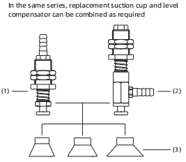 SPA Series Suction Cup with Level Compensator