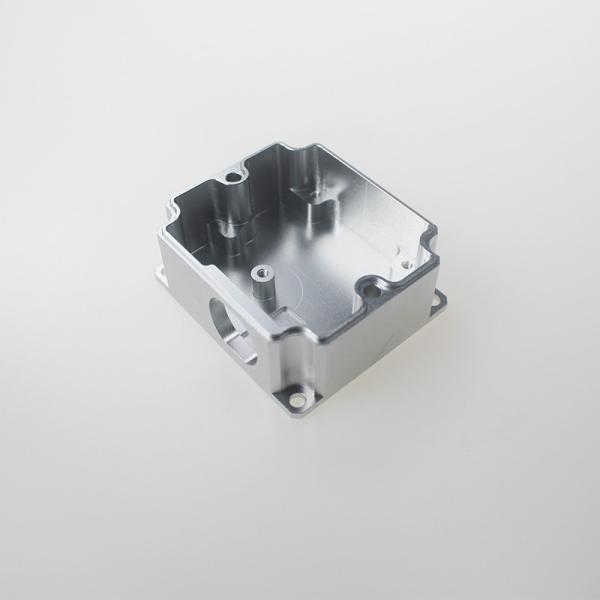 Precision Machining Industrial CNC Electronics Enclosure With Sand Blast Anodizing Silver