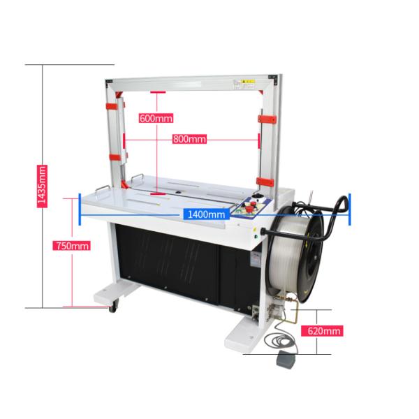 Chemical Packaging Type Cartons Strapping Machine for Automatic PP PET Belt and Pack