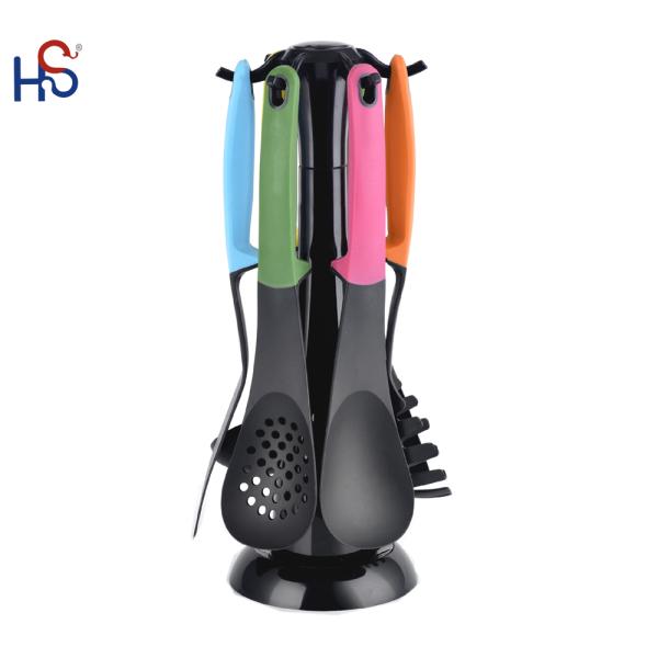 Compact Nesting Nylon Kitchen Utensil Set Eco Friendly Cookware Sets for Your Kitchen