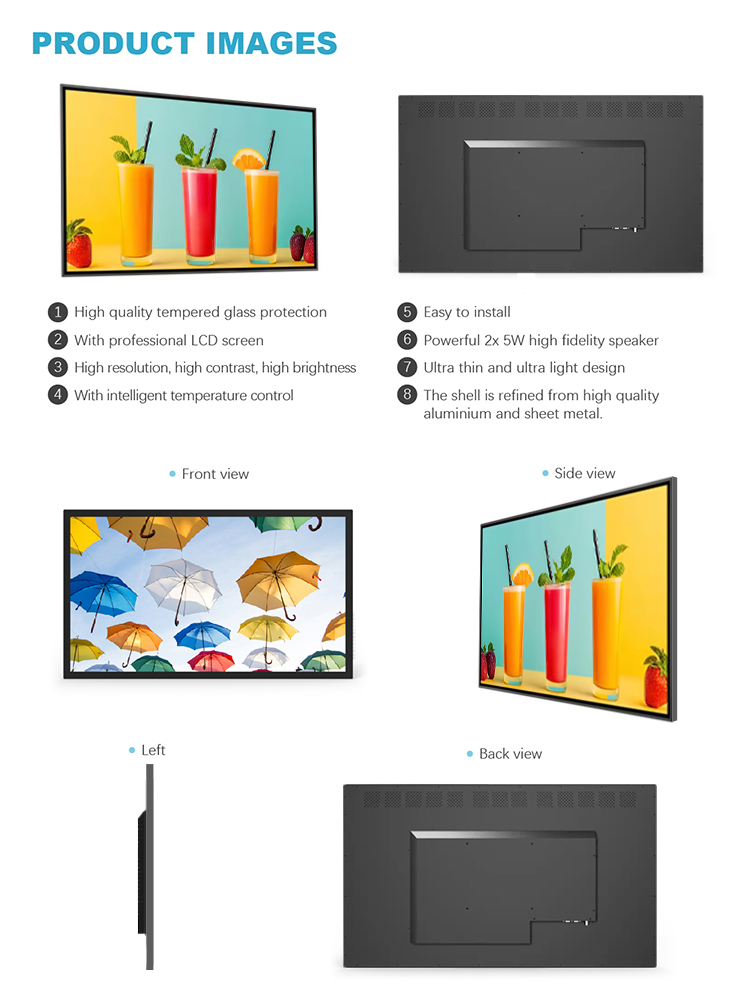 LCD 27 Inch Capacitive Touch Screen Display Configured With System Touch Accessories