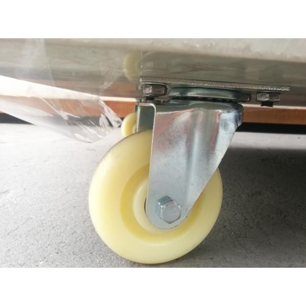 20 Bushel Poly Box Truck , Rectangular Poly Laundry Trucks Industry For Knitting and Garments