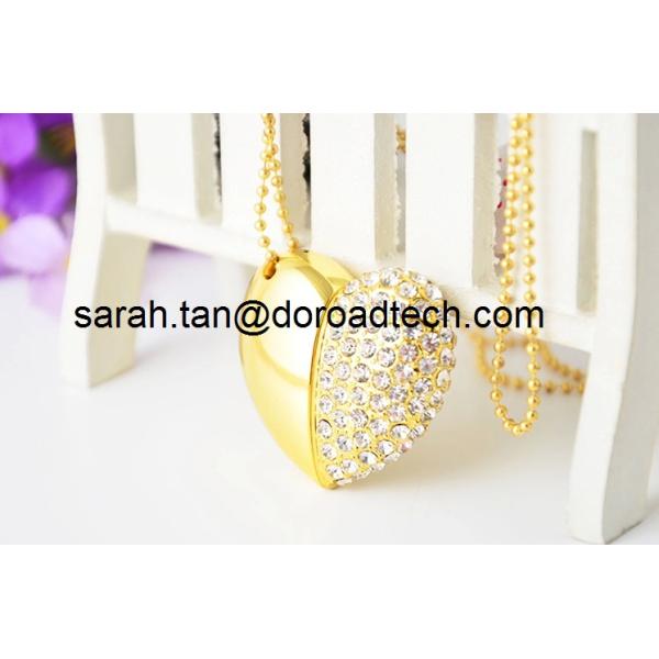 Heart Shape Jewelry USB Flash Drives