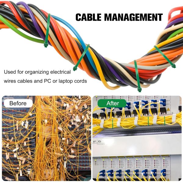 200mm Adjustable Self-Locking Plastic Nylon Cable Tie Bracket High-Temperature Nylon Cable Zip Ties