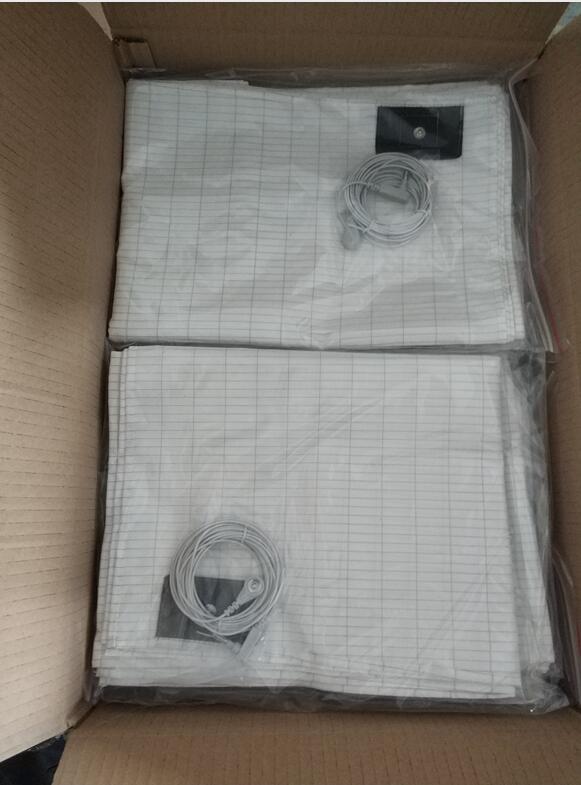 Grounding Bed Sheets 5% Silver Woven King Queen Flat Sheet Earthing Customizable Sizes Good Quality 5M Ground Cord + Plug