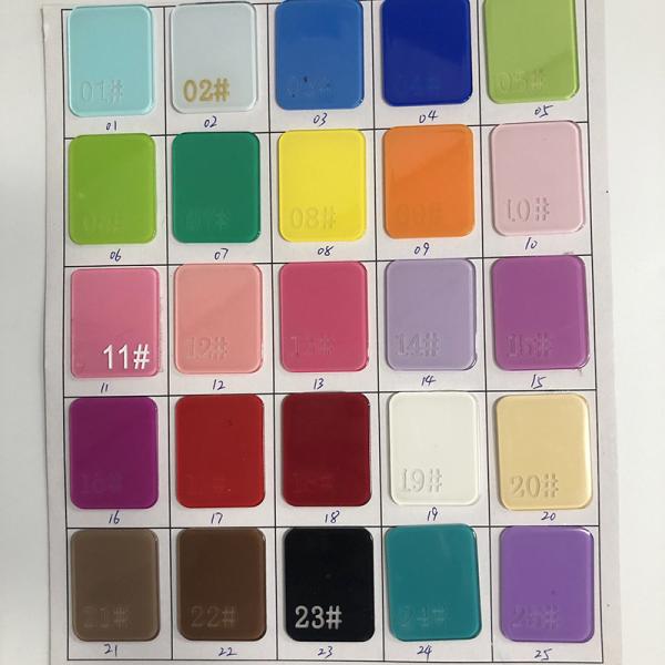 Tinted Plexiglass Colored Acrylic Sheet 500x600 2mm Customized