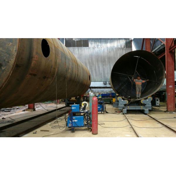 Foot Padel Butt Welding Machine / Pipe Turning Rolls With PU Wheel 0.75KW