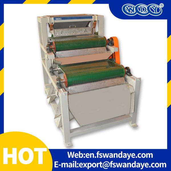 Double Roller Permanent Magnetic Separator Low Power consumption 12000GS low energy efficent for quartz plastic particle