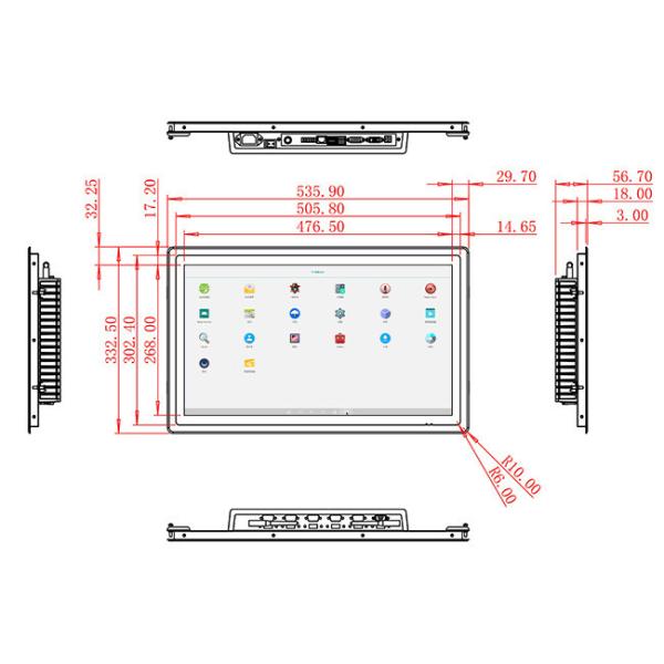 21.5-Inch Large Format Android Screen for Smart City Projects and Digital Signage