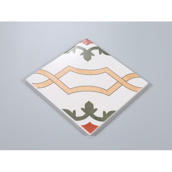 20x20cm Light Yellow Green Ceramic Rustic Tile for Bathroom