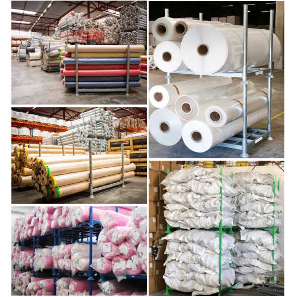 A19: Foldable Stacking rack Demountable Stacking rack for Canvas Textile Rolls Fabric Stackable Rack