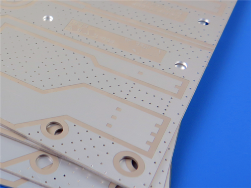 RO3010 2-Layer PCB built on 20mil laminate material with Immersion Silver Finish