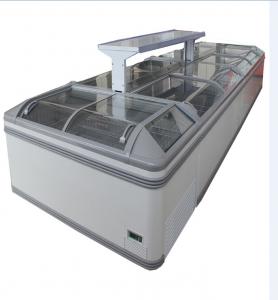 Quality Frozen Meat Commercial Deep Island Display Freezer for sale