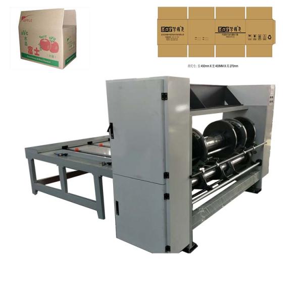 Chain Feed Slotting Cardboard Grooving Machine For Box Making