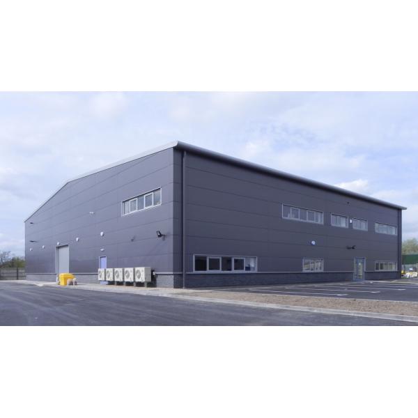 Prefabricated steel structure warehouse exterior