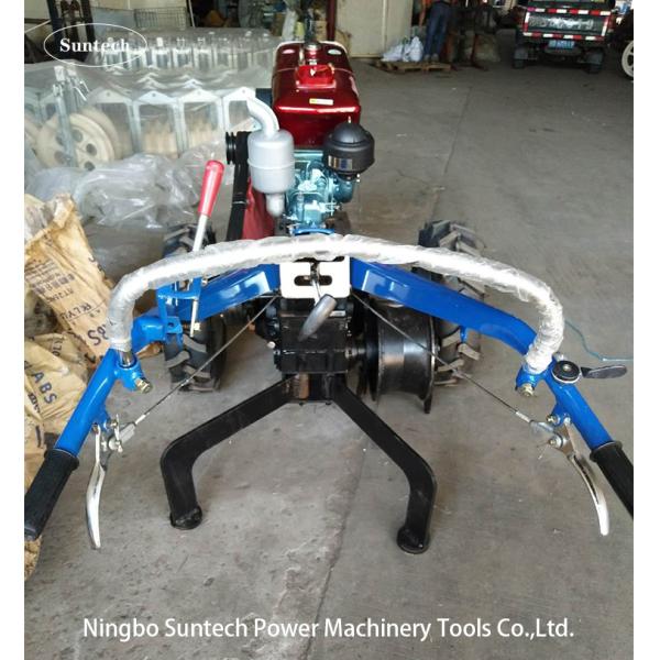 Double Drums 5T Cable Walking Tractor Winch For Power Transmission