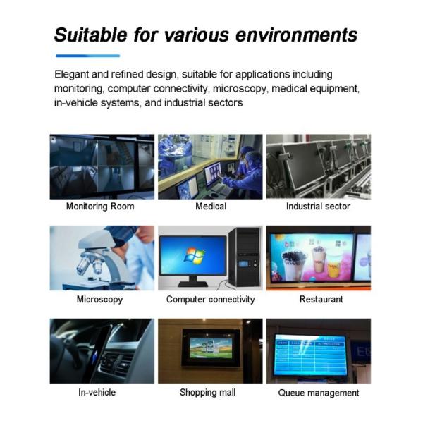 10.1 Inch 1280*1024 Embedded Panel Mount Industrial Capacitive Touchscreen Monitor Display High Brightness 1000Nit for Outdoor