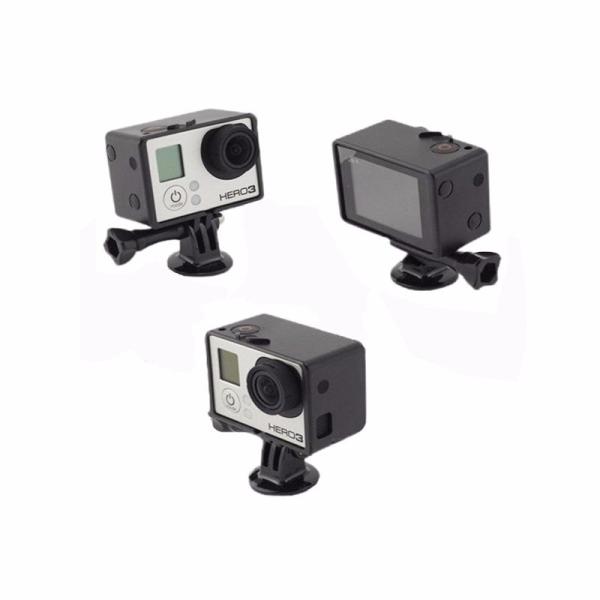 Portable Protective Housing Border Frame Mount For GoPro HD Hero 3 Camera With LCD Battery Bacpac