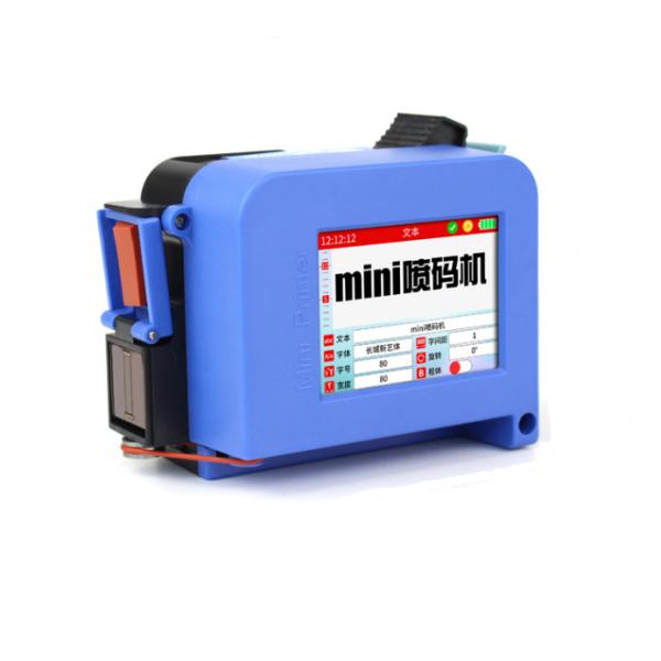 Single Color Handheld Inkjet Printer for Mini Plastic Bottle Egg Bottle Body Printing