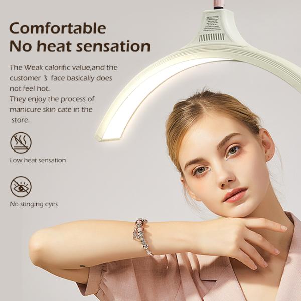 Dimmable 60 W LED Half Moon Light Remote Control 6500k With Usb Recharge