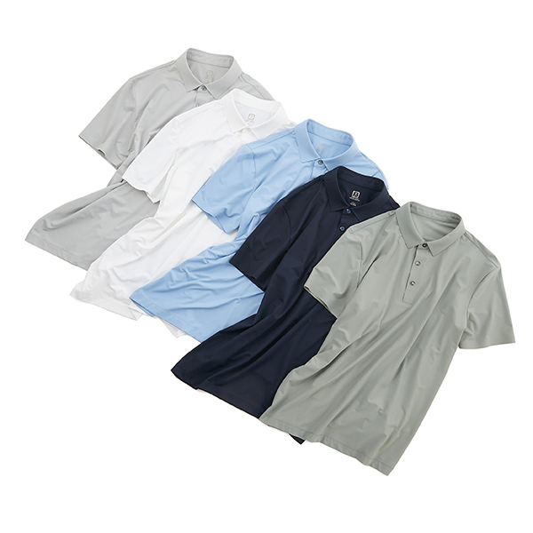 Customized Men Polo Seamless Compression T-Shirt Cotton 170-210Grams Customized Colors