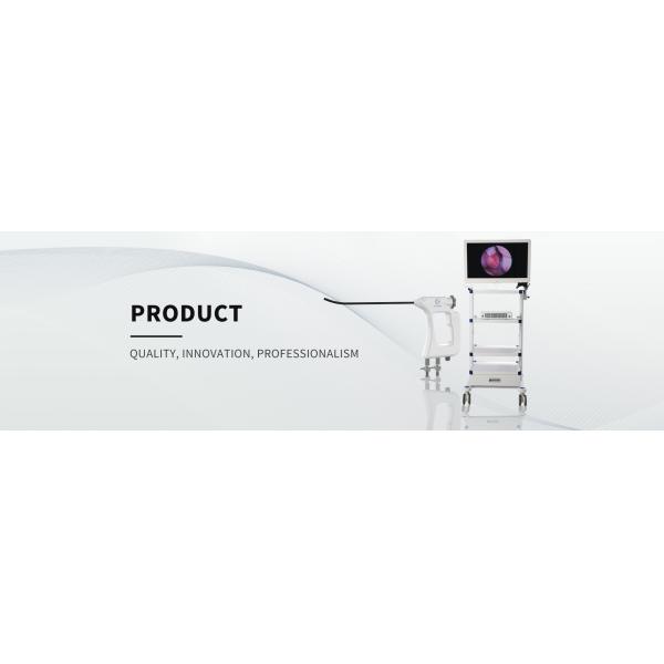 Disposable Electronic Hysteroscope product photo showing device details and packaging
