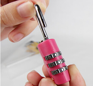 TSA 3-digit travel bag accessories lock