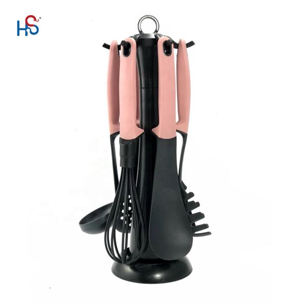 Compact Nesting Nylon Kitchen Utensil Set Eco Friendly Cookware Sets for Your Kitchen