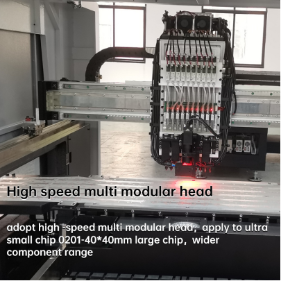 Multifunctional SMT Mounter Machine 0.02mm Positioning Accuracy Dual Module